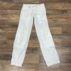 Lilu White Low Rise Utility Roll-Up Pants Size 00/23